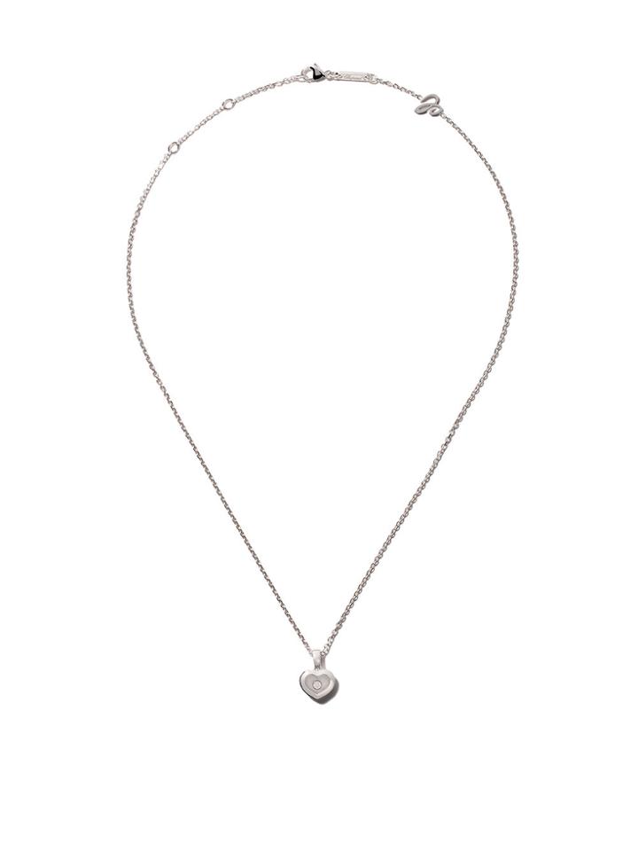 Chopard 18kt White Gold Happy Diamonds Icons Necklace - Unavailable