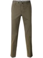 Pt01 - Plain Chinos - Men - Cotton/spandex/elastane - 46, Green, Cotton/spandex/elastane