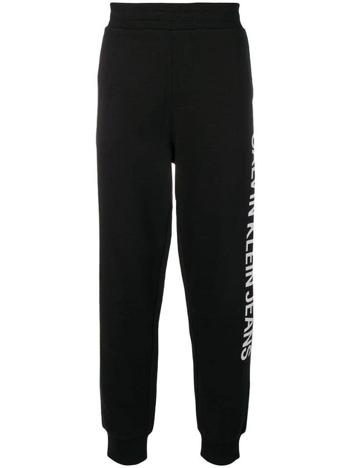 Calvin Klein Jeans Side Logo Track Pants - Black
