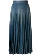 Junya Watanabe Flared Denim Skirt - Blue