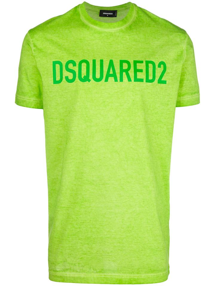 Dsquared2 Logo Printed T-shirt - Green