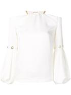 Self-portrait Off-shoulder Blouse - White