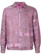 Comme Des Garçons Vintage Paisley And Aztec Print Jacket - Pink &