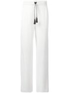 Antonia Zander Daimahose Trousers, Women's, Size: Large, White, Silk
