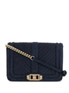 Rebecca Minkoff Quilted Love Crossbody Bag - Blue
