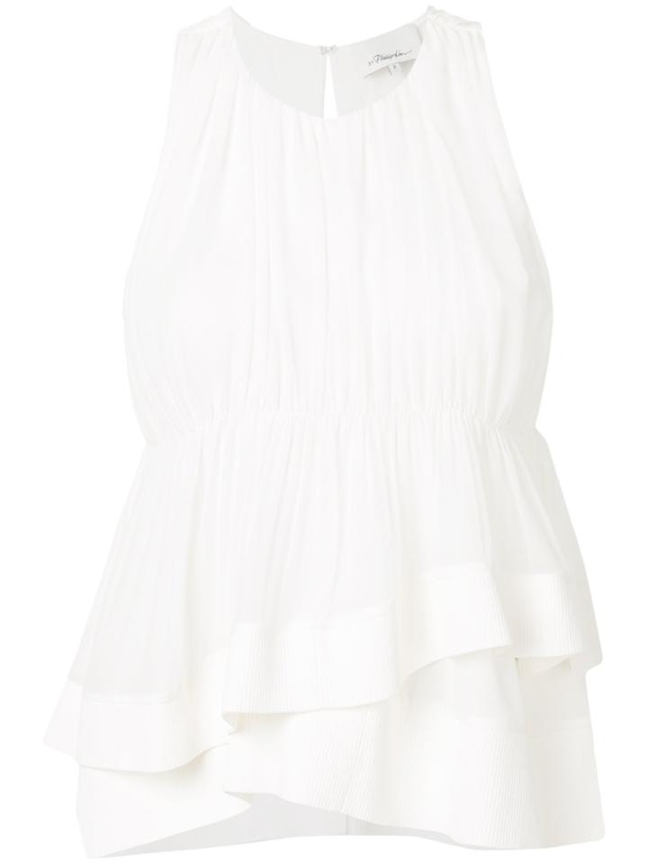3.1 Phillip Lim Ruffle-trim Top - White