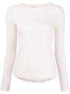 Organic By John Patrick Curved Hem T-shirt - Nude & Neutrals
