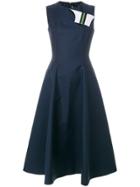 Calvin Klein 205w39nyc Fold Flap Flared Dress - Blue