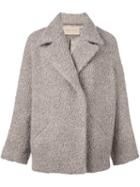 Christian Wijnants 'jacobina' Coat, Women's, Size: 38, Nude/neutrals, Polyamide/viscose/wool/merino