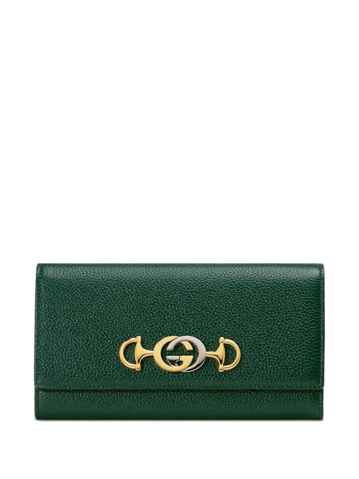 Gucci Gucci Zumi Continental Wallet - Green