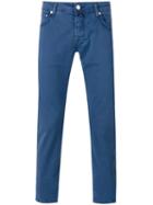 Jacob Cohen - Slim-fit Trousers - Men - Cotton/spandex/elastane - 38, Blue, Cotton/spandex/elastane