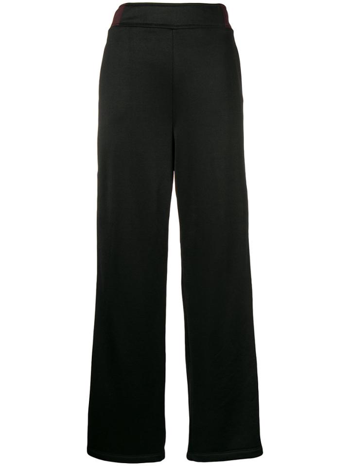 T By Alexander Wang Flared Track Pants - Black