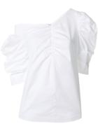 Isa Arfen Gathered Blouse - White