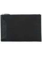 Salvatore Ferragamo 'capsule' Clutch, Men's, Black, Nylon/leather