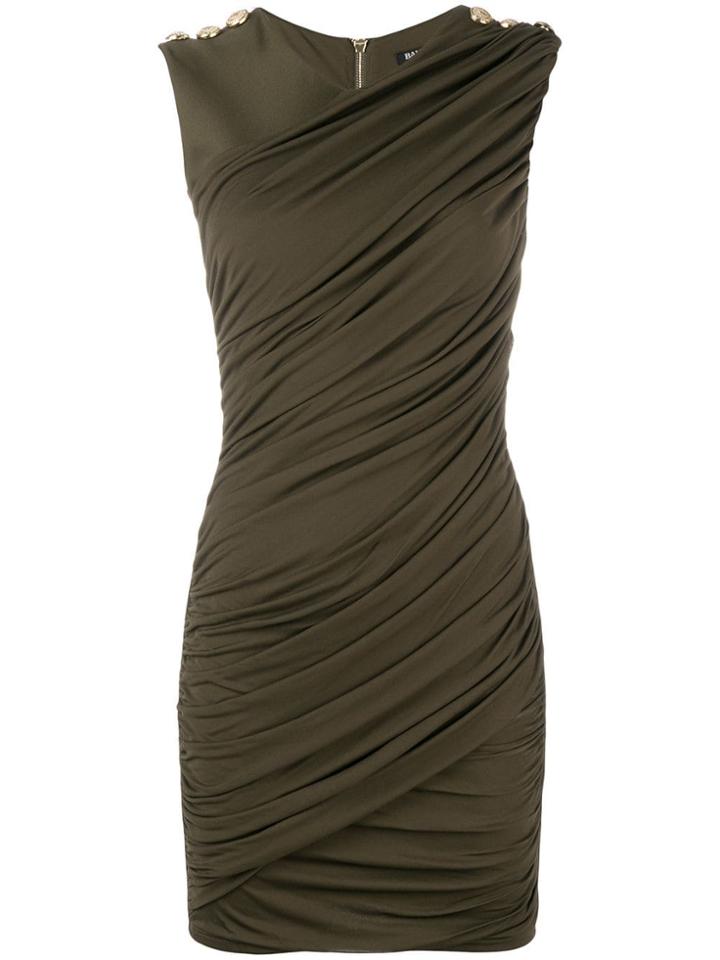 Balmain Kaki Dress - Green