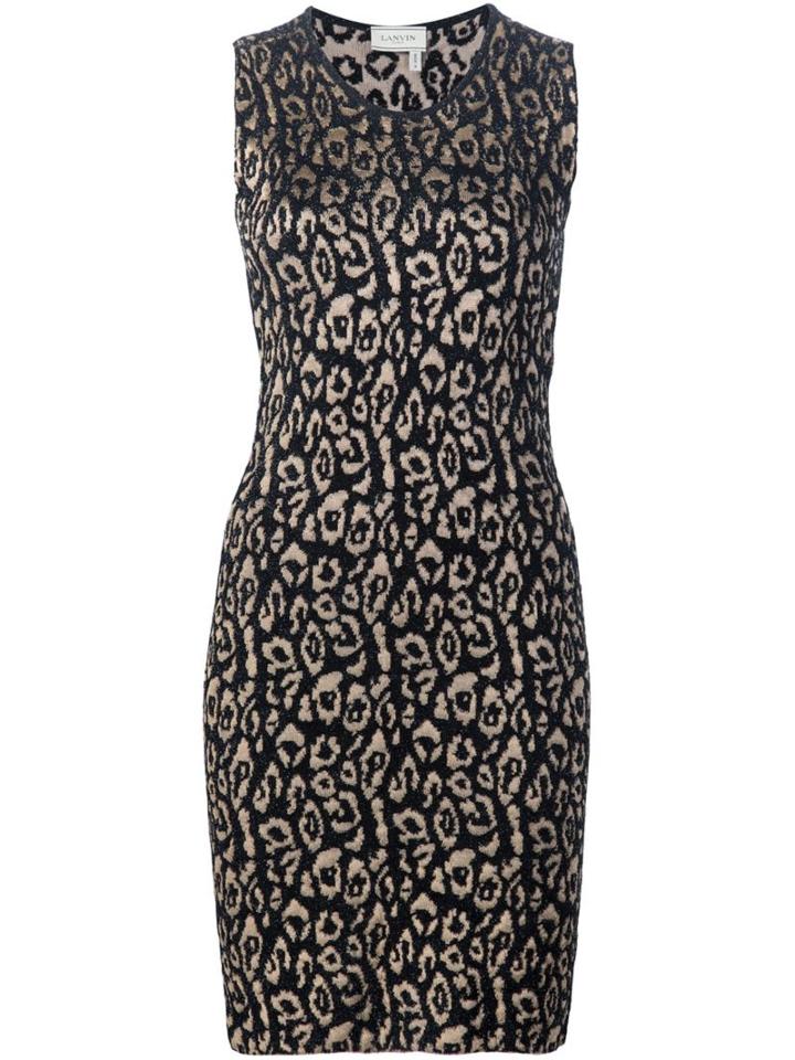 Lanvin Leopard Pattern Dress