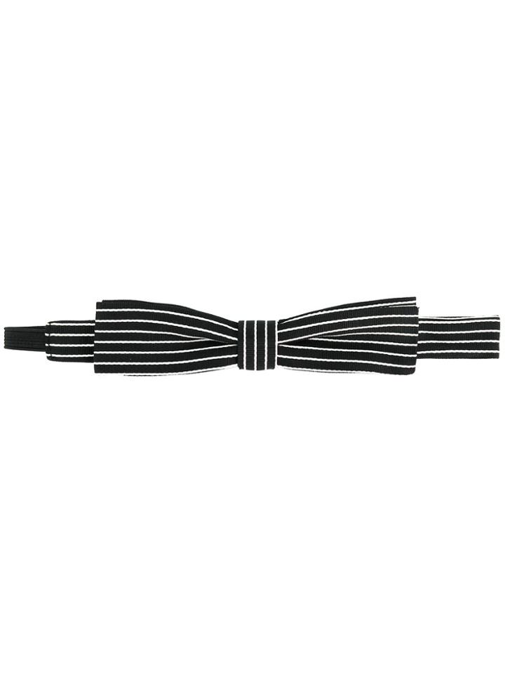 Dsquared2 Striped Bow Tie - Black