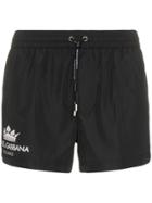 Dolce & Gabbana Dg Logo Swm Shrts Blk - Black