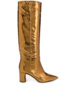 Casadei Patent Metallic Boots - 1501