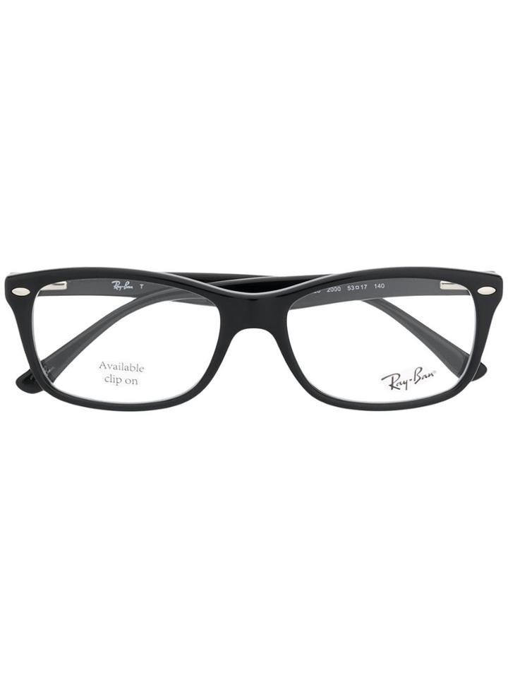 Ray-ban Rectangular Frames Glasses - Black