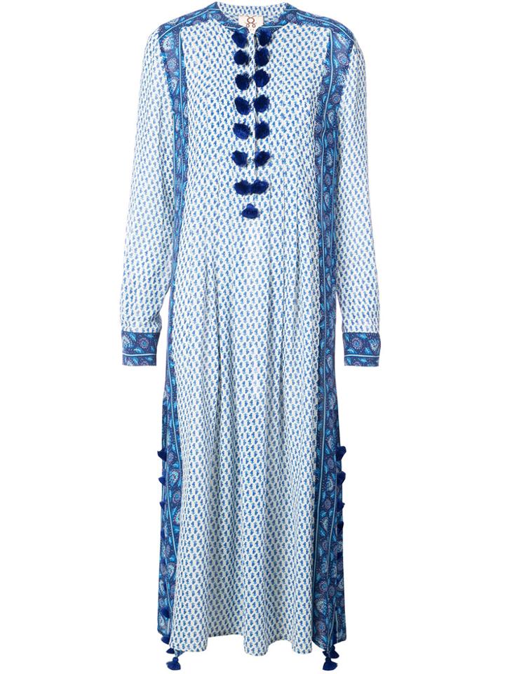 Figue Rumi Printed Kaftan - Blue