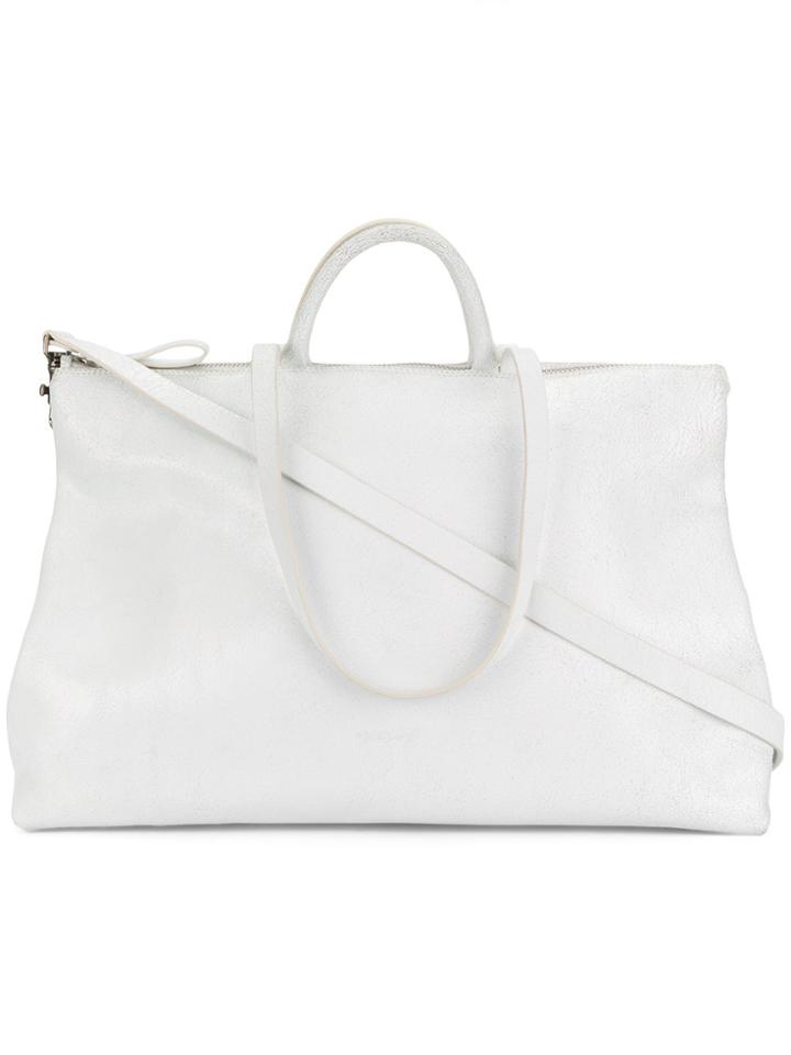 Marsèll Distressed Tote Bag - White