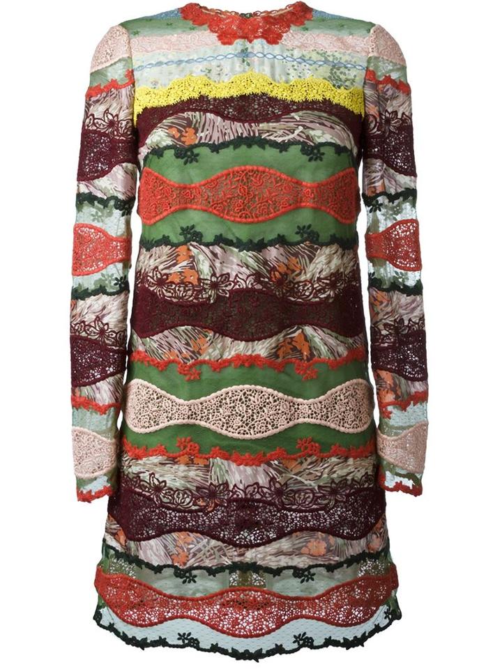 Valentino Lace Embroidered Dress