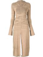 Proenza Schouler Turtleneck Bandage Dress - Nude & Neutrals