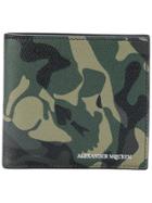 Alexander Mcqueen Camouflage Wallet - Green