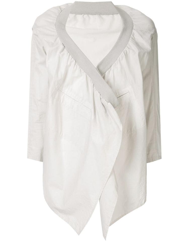 Yohji Yamamoto Pre-owned Open Front Jacket - Grey