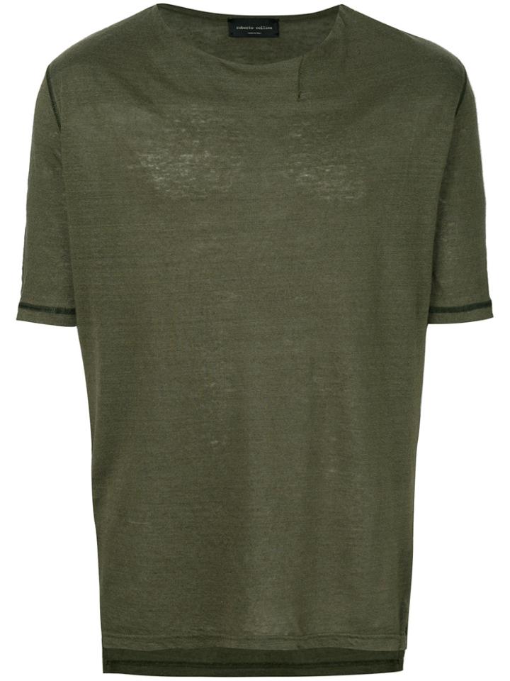 Roberto Collina Crew Neck T-shirt - Green