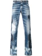 Philipp Plein Patch Denim Jeans - Blue