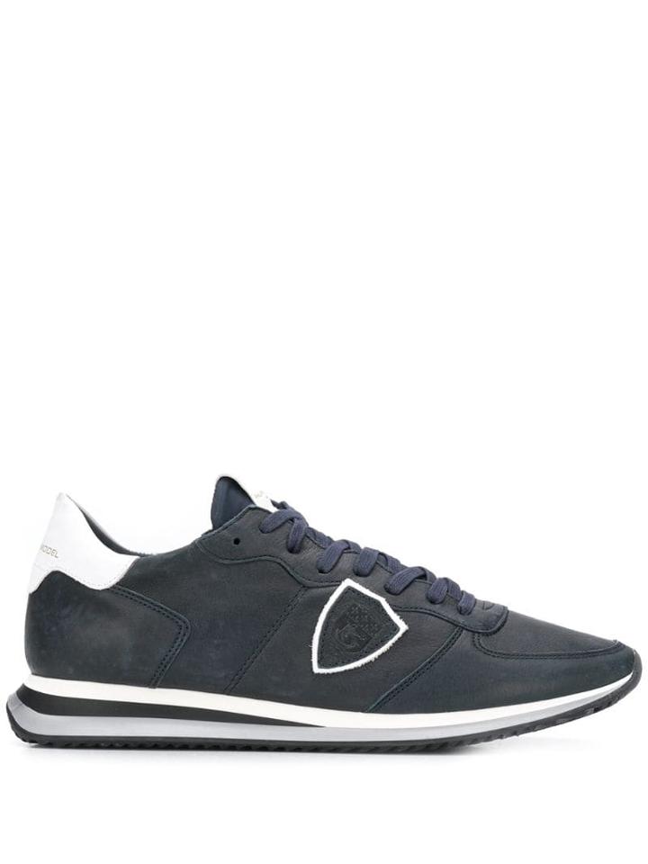 Philippe Model Tropez Suede Sneakers - Blue