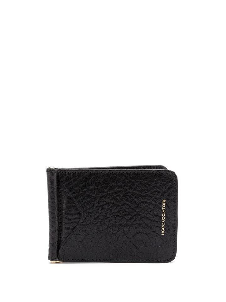 Ugo Cacciatori Money Clip Cardholder - Black