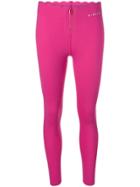Pinko Scalloped Zip Leggings