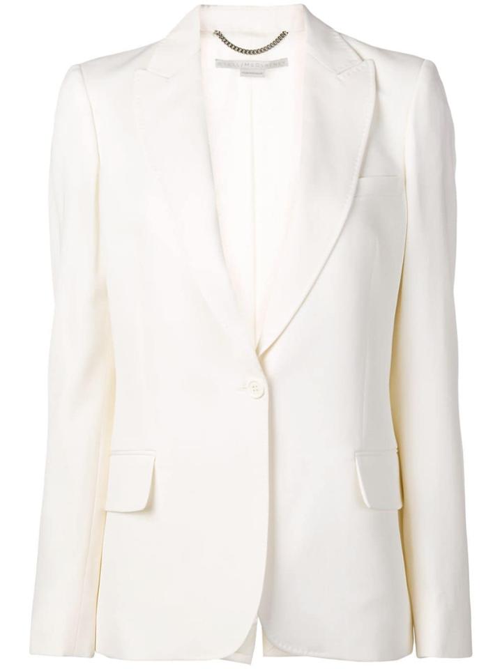 Stella Mccartney Regular Fit Blazer - White