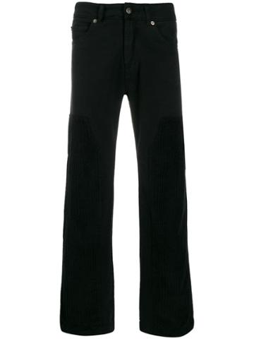 David Catalan Wide Leg Trousers - Black