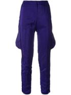 Giorgio Armani Vintage Baggy Detail Cropped Trousers - Blue