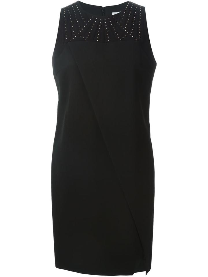 Versace Collection Sleeveless Studded Dress, Women's, Size: 42, Black, Cotton/polyester/viscose