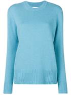 Calvin Klein Long-sleeve Fitted Sweater - Blue