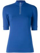 Libertine-libertine - 'visual' Top - Women - Spandex/elastane/viscose - M, Blue, Spandex/elastane/viscose