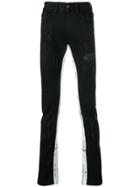 Mjb Crixus Graphic-detailed Jeans - Black