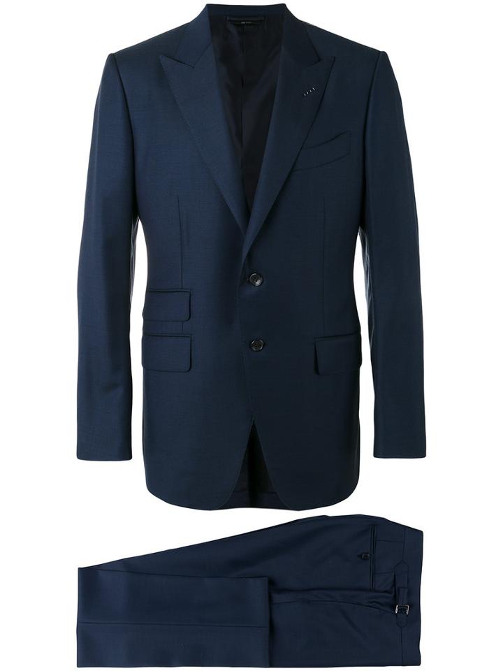Tom Ford O'connor Two Piece Suit, Men's, Size: 48, Blue, Silk/cupro/wool