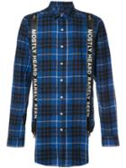 Mostly Heard Rarely Seen Checked Shirt, Men's, Size: Small, Blue, Cotton