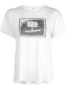 Re/done Photographic Print T-shirt - White