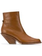 Just Cavalli Texas Ankle Boots - Brown