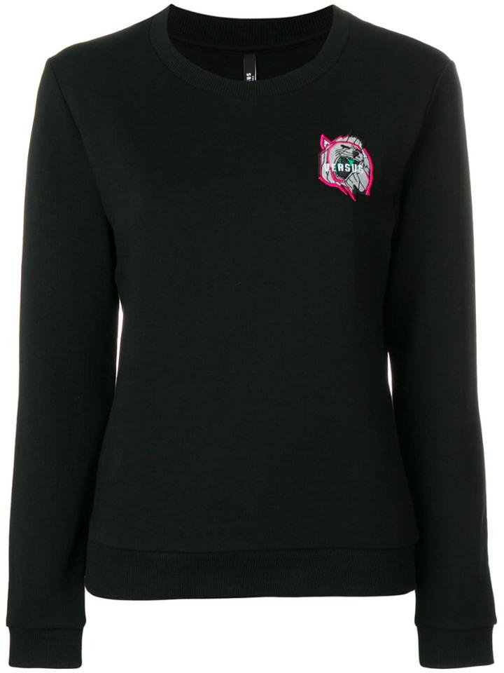 Versus Lion Patch Sweatshirt - Black