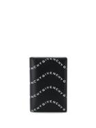 Givenchy Logo Wave Print Cardholder - Black