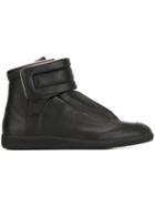 Maison Margiela Future Hi-top Sneakers, Men's, Size: 42, Black, Calf Leather/leather/rubber