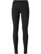 Ann Demeulemeester Blanche Stretch Leggings, Women's, Size: 38, Black, Polyamide/spandex/elastane/virgin Wool